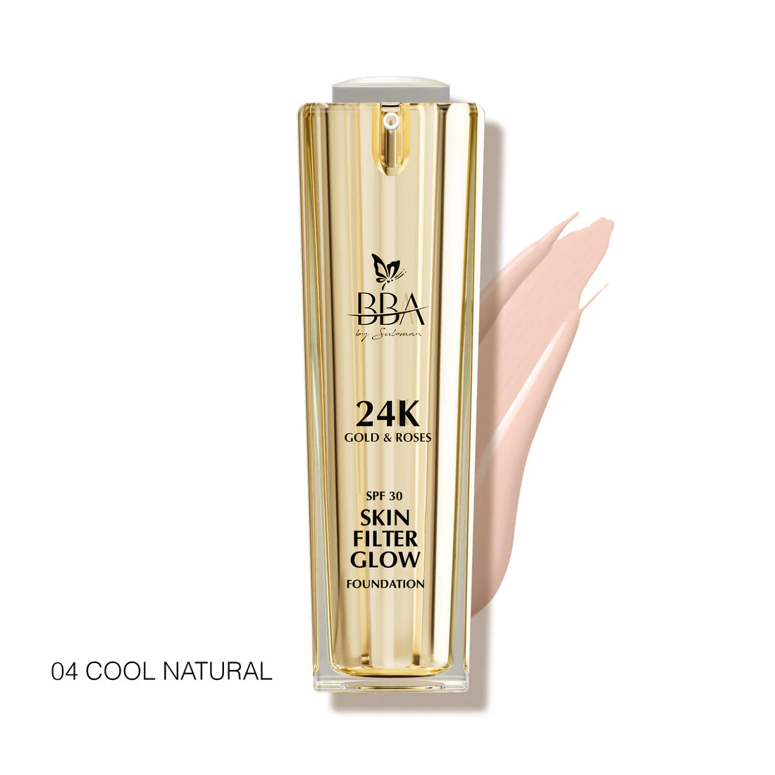 Bba 24K Gold & Roses Skin Filter Glow Foundation Spf 30