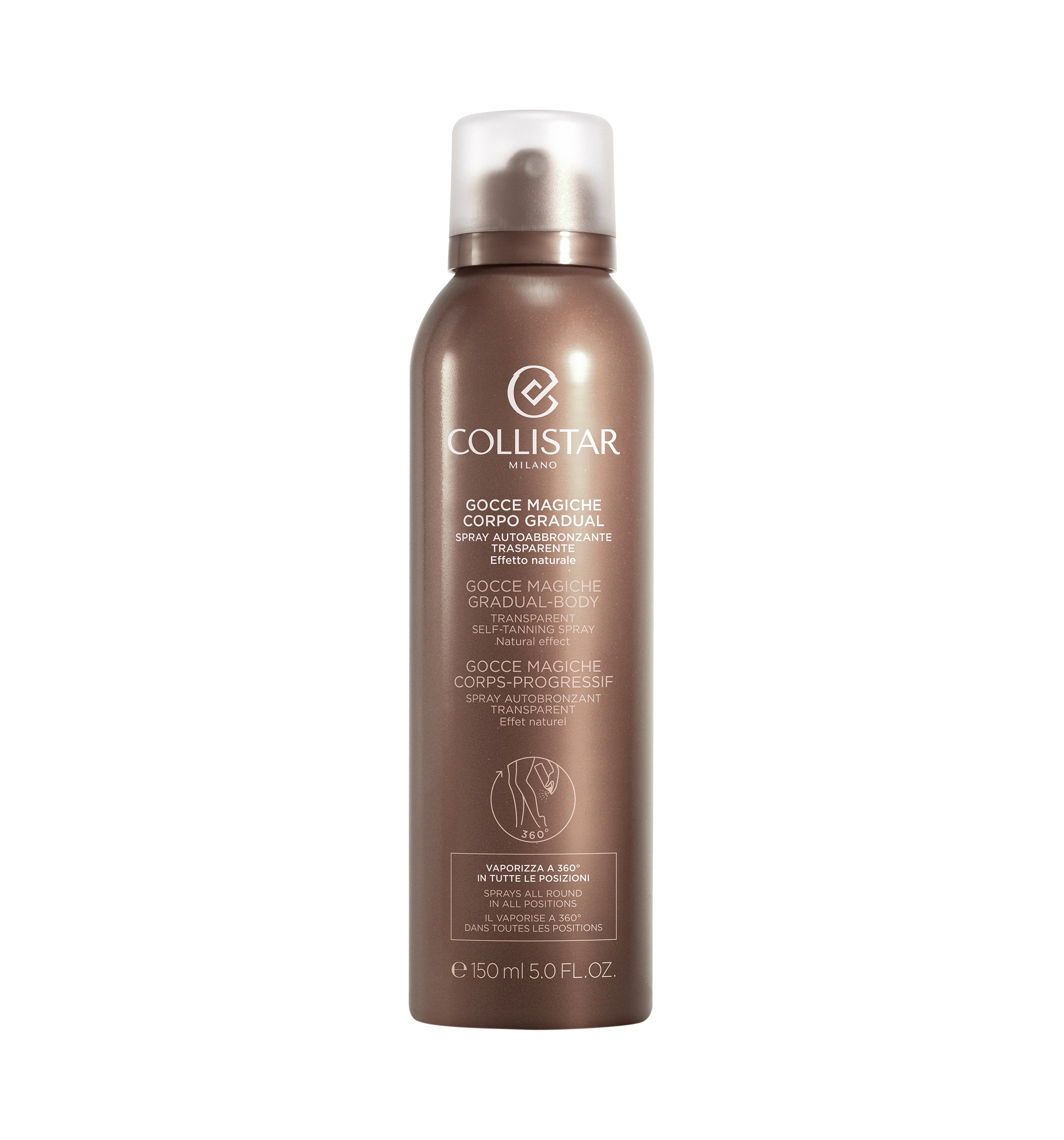 Collistar Gradual Body Gocce Magiche Transparent Self-Tanning Spray Natural Effect 150Ml