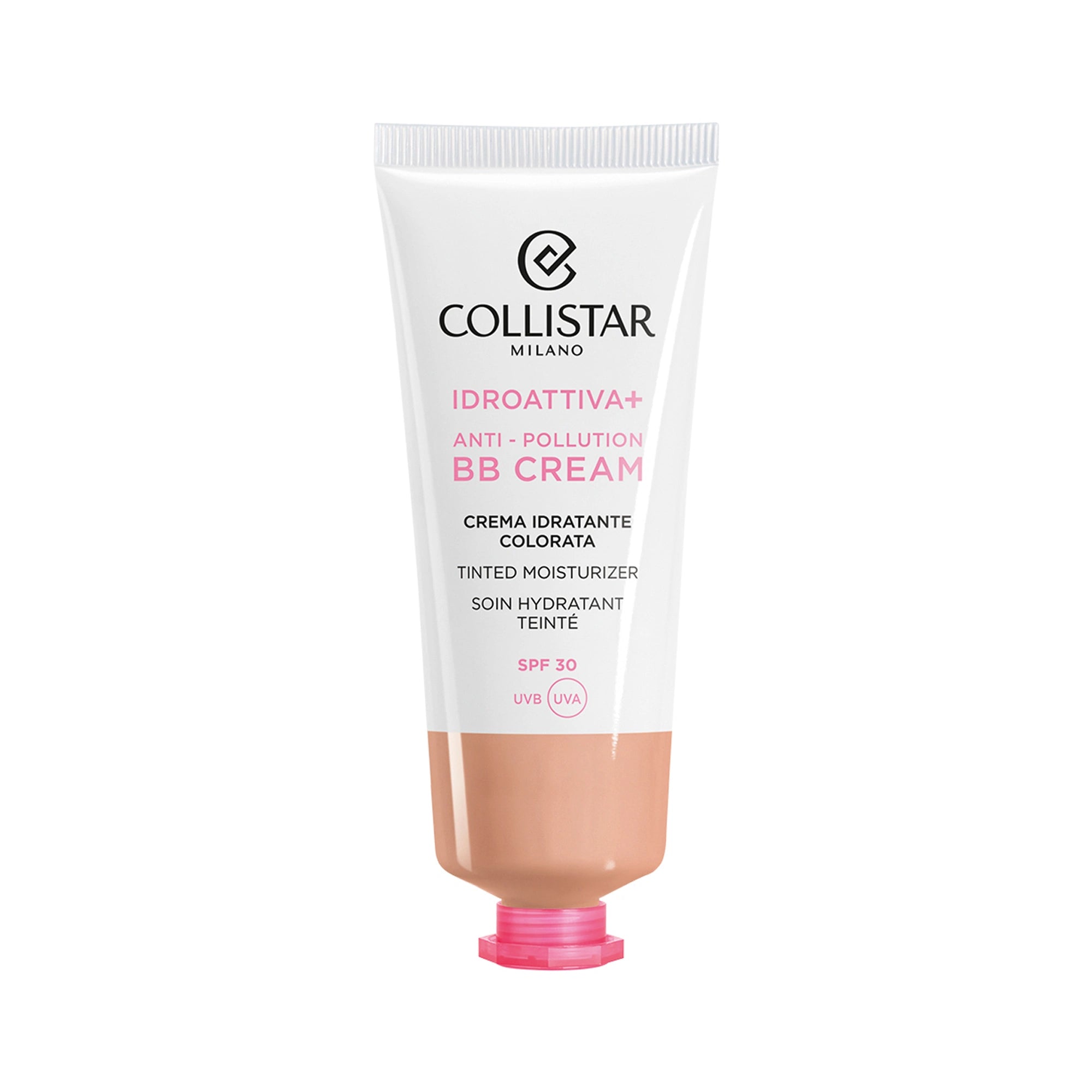 Collistar Idroattiva+ Antipollution Bb Cream Tinted Moisturizer Spf30 2 Medium 50Ml