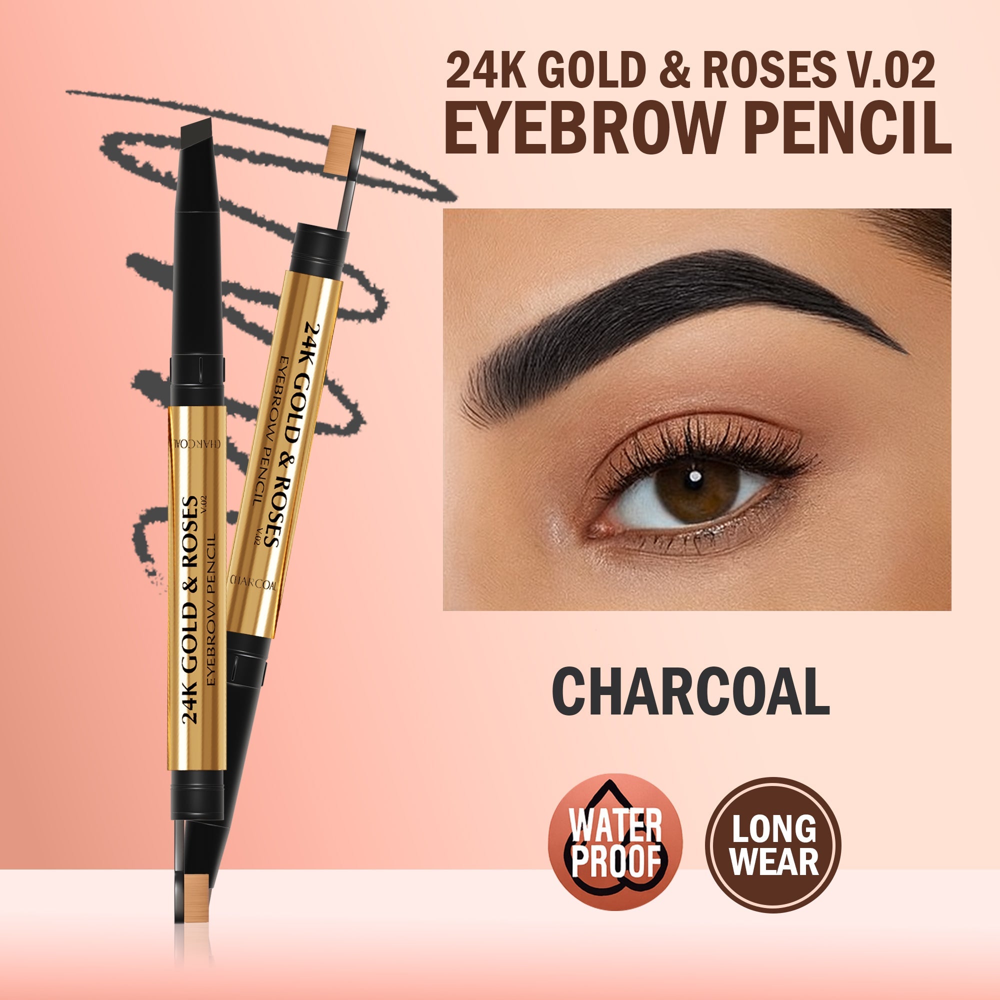 24K Gold & Roses V.02 Eyebrow pencil