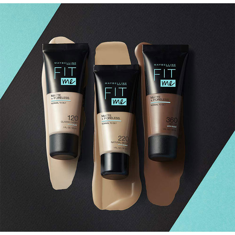 Fit Me Matte & Poreless Liquid Foundation Mini Tube - For Normal to Oily Skin - The Divine Beauty