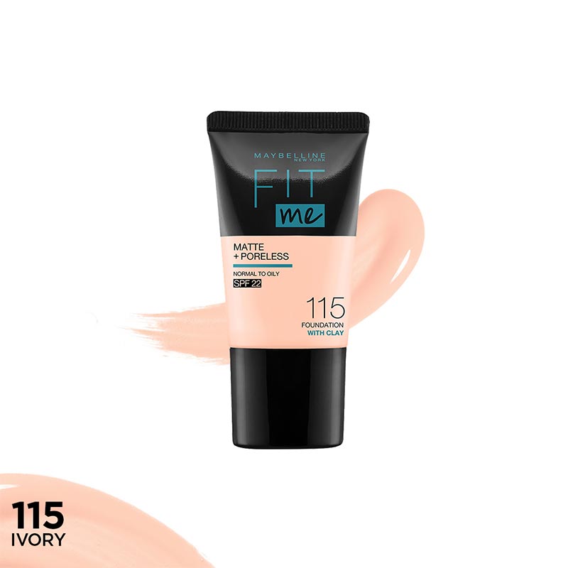 Fit Me Matte & Poreless Liquid Foundation Mini Tube - For Normal to Oily Skin - The Divine Beauty