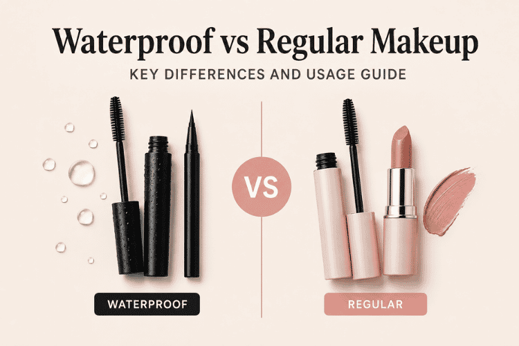 waterproof vs regular makeup