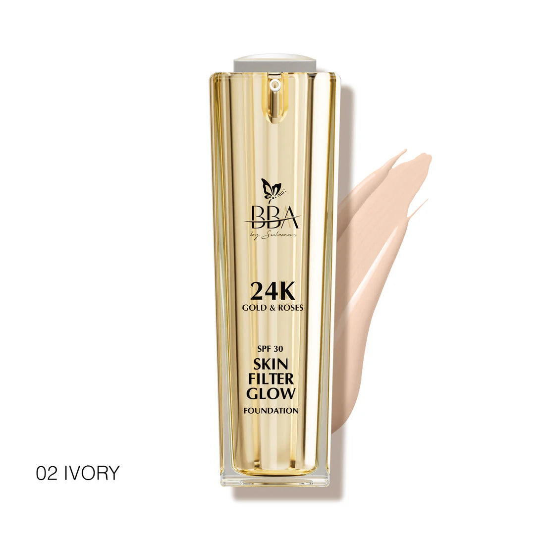 Bba 24K Gold & Roses Skin Filter Glow Foundation Spf 30