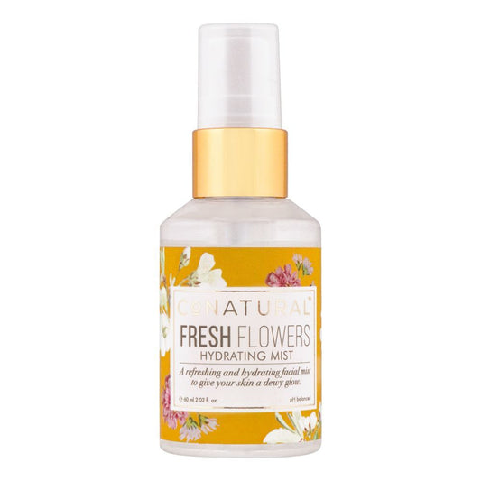 Co Natural Rose Water Fresh Flowers Hydrating Spray 60Ml