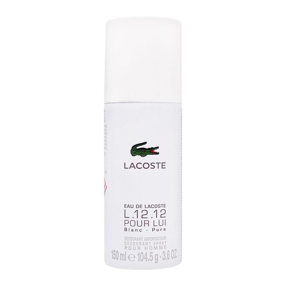 Lacoste L.12.12 Blanc Men Deodorant Spray 150Ml