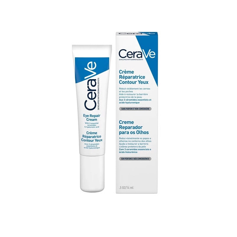 CeraVe Eye Repair Cream with Ceramides for Dark Circles & Puffiness 14ml