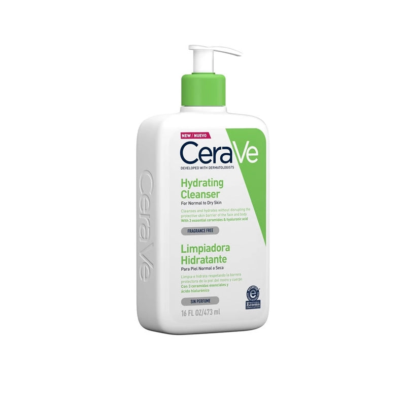 CeraVe Hydrating Cleanser with Hyaluronic Acid for Normal to Dry Skin 473ml