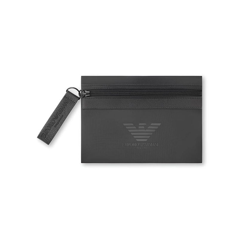 Armani Ea Grey Flat Pouch S1 2025 Gwp