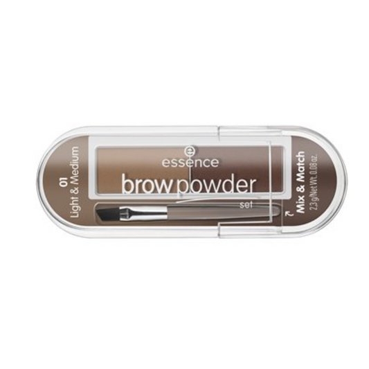 Essence Eyebrow Powder Set - 01 Light & Medium