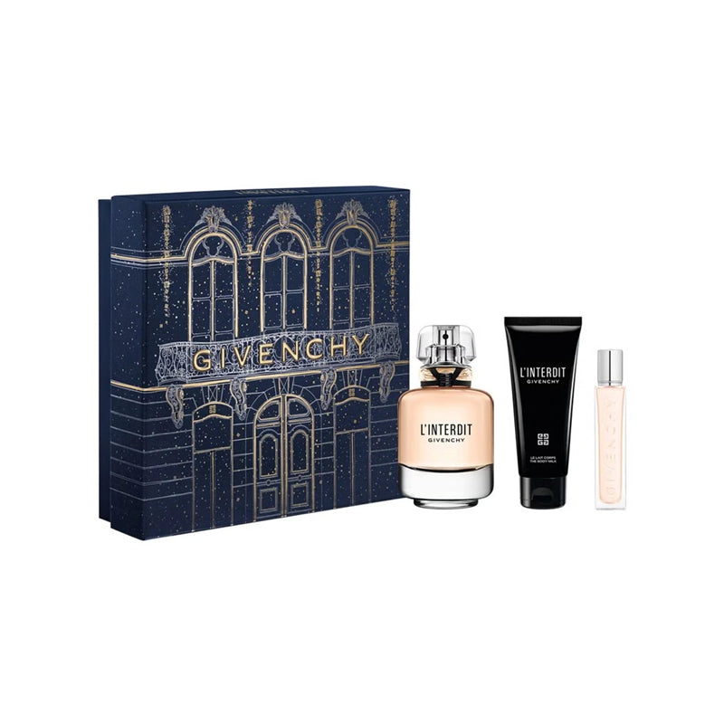 Givenchy L'Interdit Rouge Ladies Gift Set Edp 80Ml + Bl 75Ml + Edp 12.5Ml