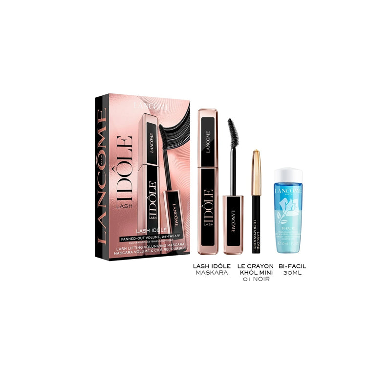 Lancome Lash Idole Mascara + Crayon Khol Mini + Bi-Facil 30Ml Ss26 Sets