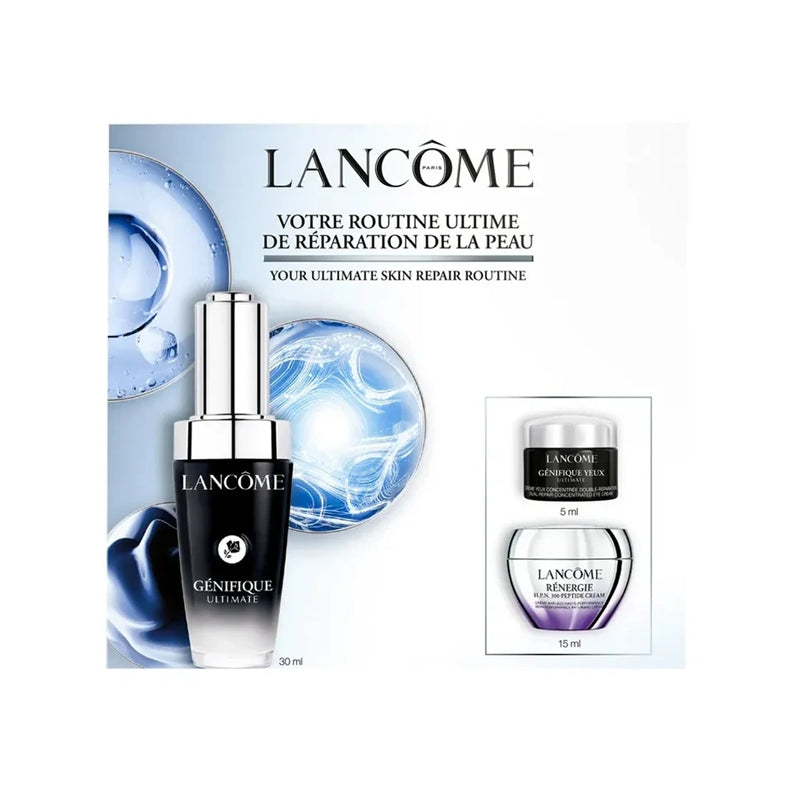 Lancome Genifique Day Routine Face Serum 30Ml + Eye Cream 5Ml + Face Cream 15Ml Ss26 Sets
