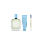 D&G Xmas25 Light Blue Pour Homme Gift Set Edt 100Ml + Sg 50Ml + Edt 10Ml