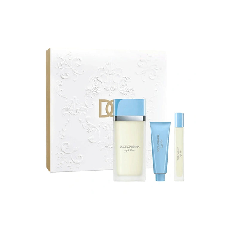 Dolce & Gabbana Light Blue Femme Gift Set Edt 100Ml + Bl 50Ml + Edt 10Ml