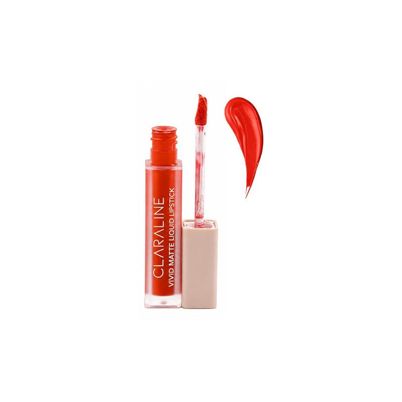 Claraline Lipcream Matte Vivid Matte Liquid Lipstick
