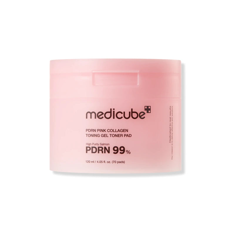 Medicube Pdrn Pink Collagen Toning Gel Toner Pad 70Ea