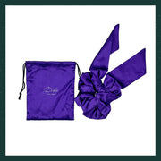 Dolce & Gabbana Violet Scrunchie With Pouch