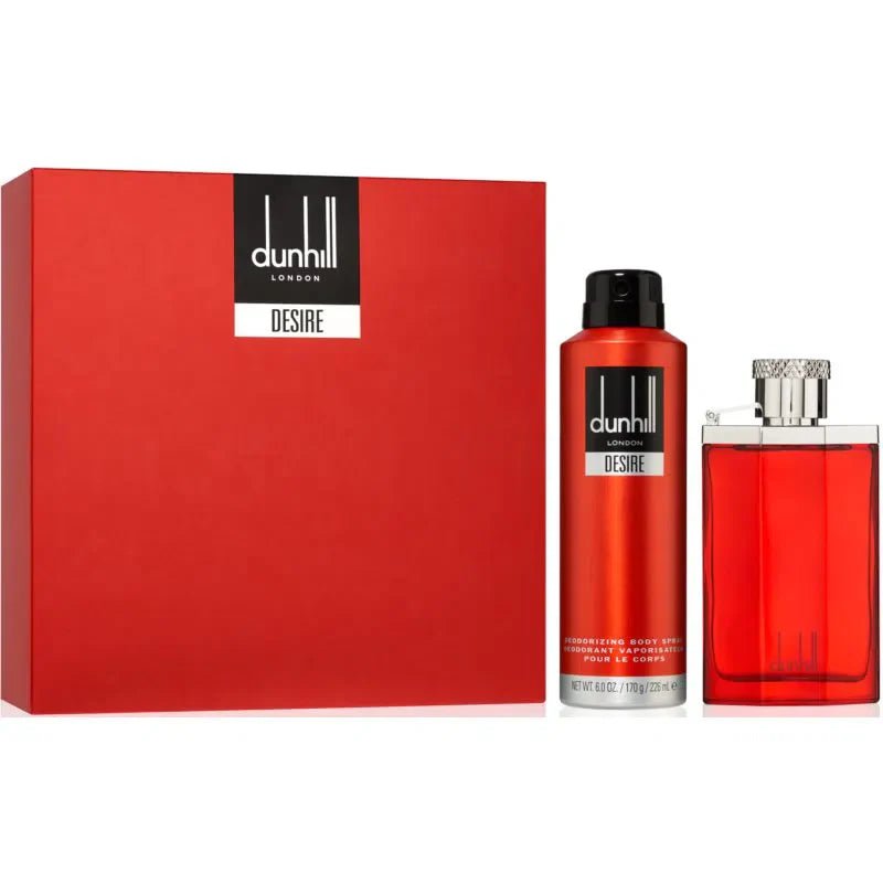Dunhill Desire Red Men Giftset  EDT 100Ml Body Spray 226Ml