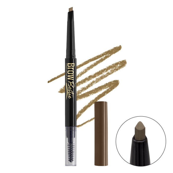 Brow Bestie Triangular Auto Pencil Spoole Black Brown