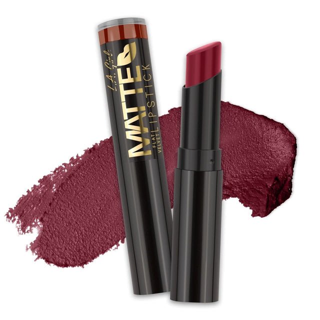 L.A Girl Matte Flat Velvet Lipstick - 822 Runway