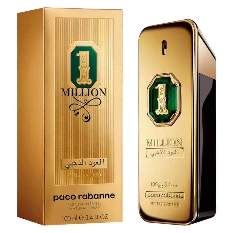 Paco Rabanne Men 1 Million Golden Oud Parfum Intense 100 Ml