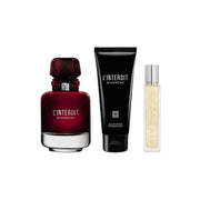 Givenchy L'Interdit Edp Rouge Women Gift Set 80Ml + Milk Cl 75Ml + Ts 12.5Ml
