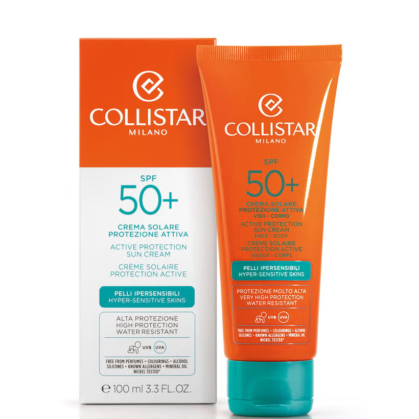 Collistar Active Protection Sun Cream Face - Body Spf 50+ 100Ml