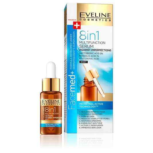 Eveline Serum Facemed+ 8 In 100% Hyaluronic 18Ml