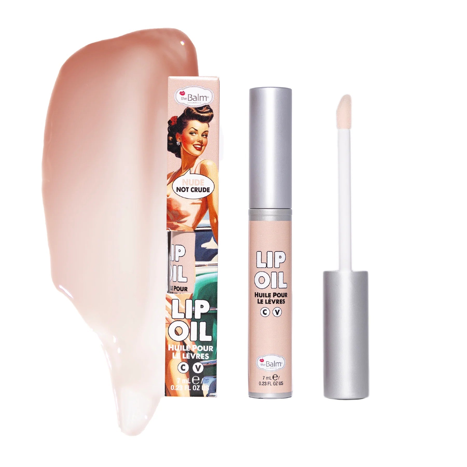 The Balm Nude Not Crude Lip Oil 7Ml