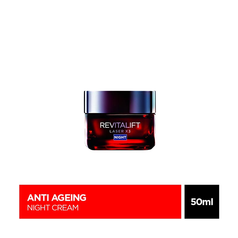 Revitalift Laser x 3 Night Cream - Anti-Aging