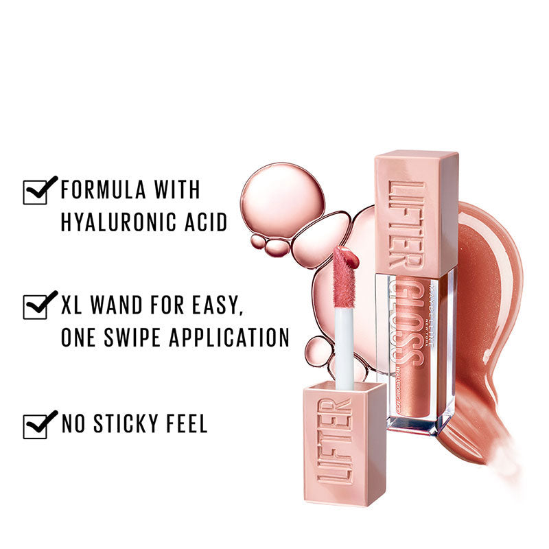 Lifter Gloss Hydrating Lip Gloss with Hyaluronic Acid - The Divine Beauty