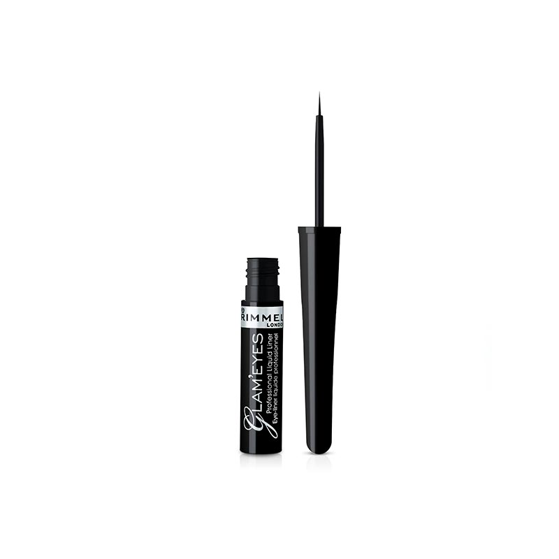 Glam Eyes Professional Liquid Eyeliner - Ebony Black