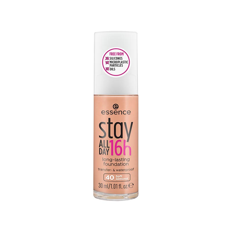 Stay All Day Long-Last. Foundation - 40 Soft Almond