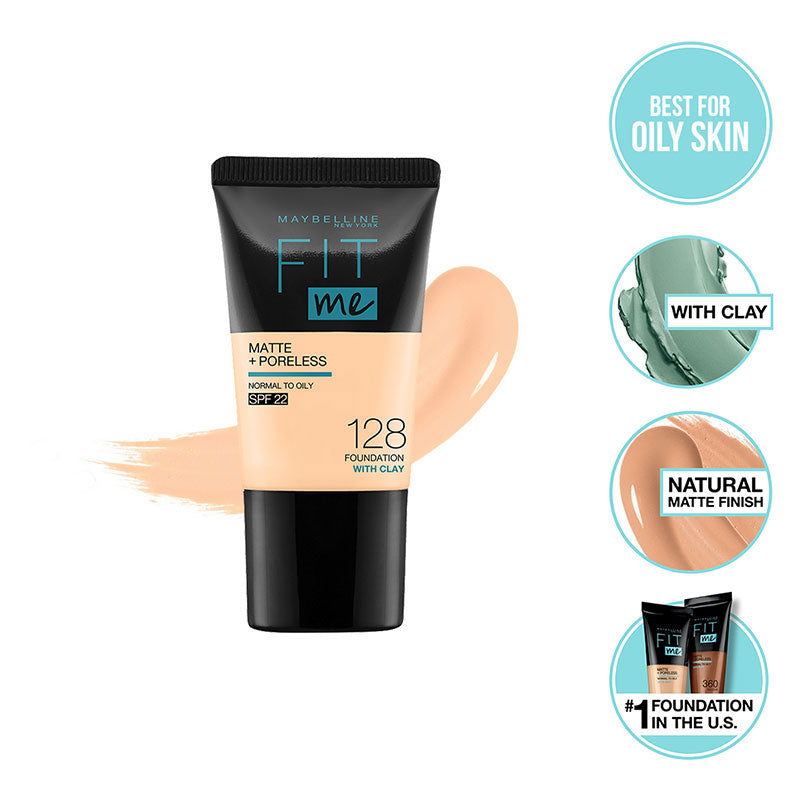 Fit Me Matte & Poreless Liquid Foundation Mini Tube - For Normal to Oily Skin - The Divine Beauty
