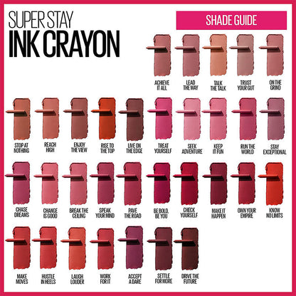 SuperStay Ink Lip Crayon Lipstick - The Divine Beauty