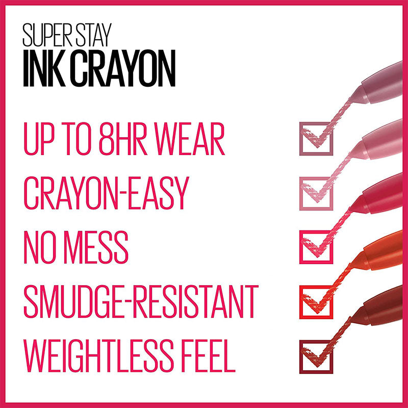 SuperStay Ink Lip Crayon Lipstick - The Divine Beauty