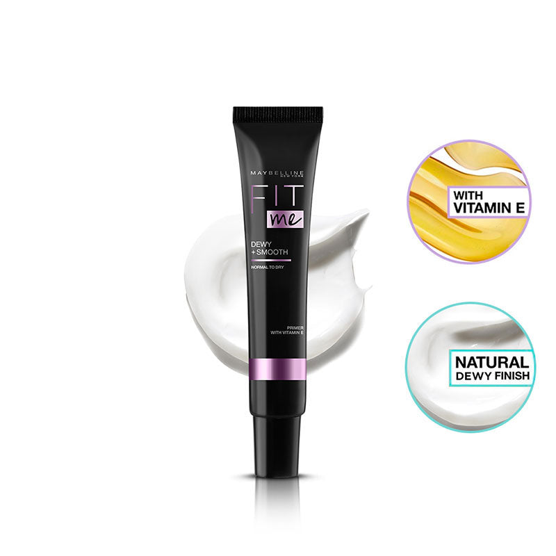 Fit Me Dewy & Smooth Primer - For Normal to Dry Skin - The Divine Beauty