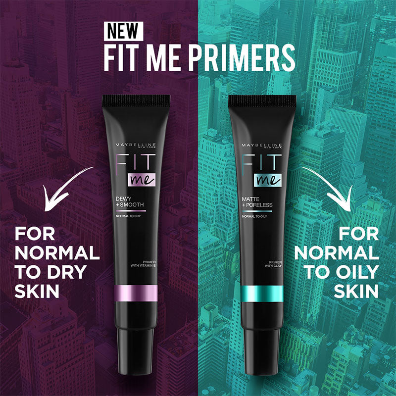Fit Me Dewy & Smooth Primer - For Normal to Dry Skin - The Divine Beauty