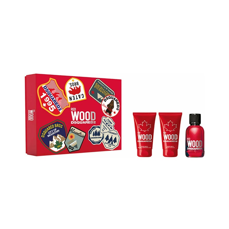 Wood Pour Femme Red EDT 50ML + BSG 50ML+BL 50ML - Sets