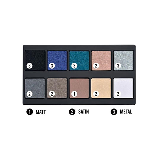 Make Up Stories - Palette Of 11 Multi-Finish Eyeshadows - The Divine Beauty