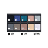 Make Up Stories - Palette Of 11 Multi-Finish Eyeshadows