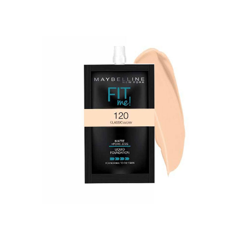 Fit Me Matte & Poreless Liquid Foundation Sachet - The Divine Beauty