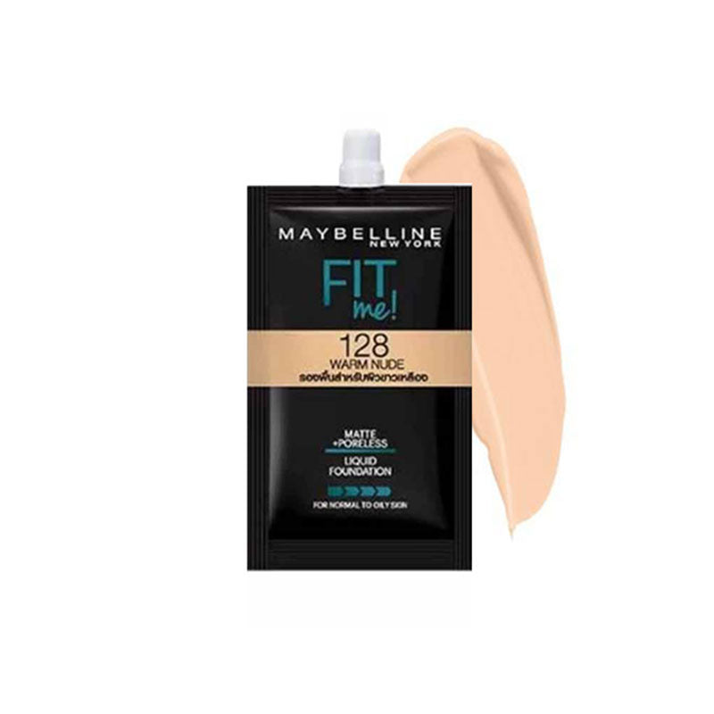 Fit Me Matte & Poreless Liquid Foundation Sachet - The Divine Beauty